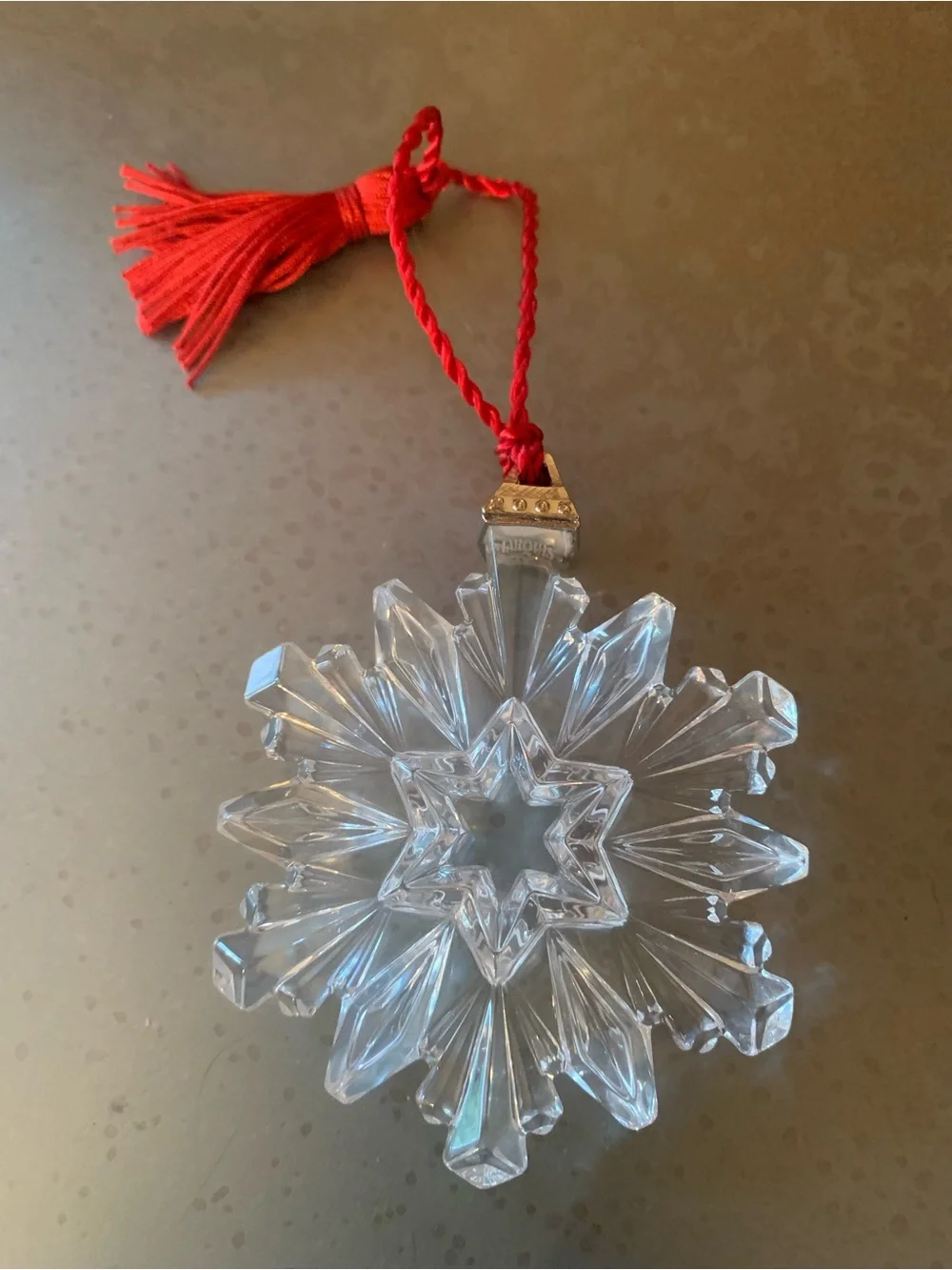 Waterford Marquis Crystal NEW IN BOX, Crystal SNOWFLAKE ornament, 2005, 135304.
